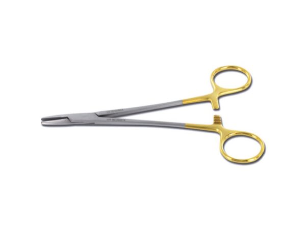Porta Aghi Mayo Hegar in Carburo di Tungsteno C.T. Linea Gold 20 cm - 4 pezzi