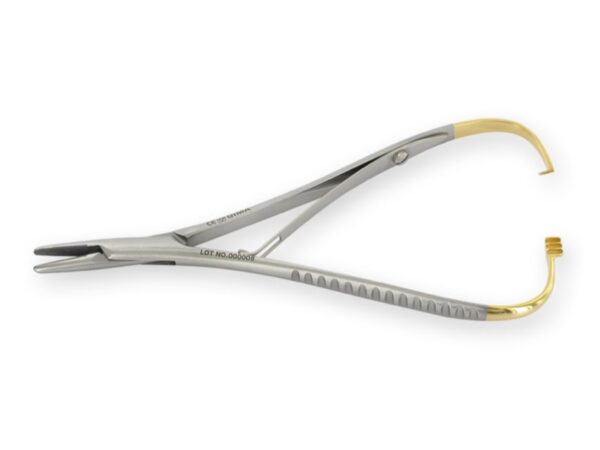 Porta Aghi Mathieu in Carburo di Tungsteno e Acciaio Inox AISI 410 17 cm - 4 pz