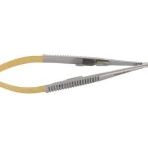 Porta Aghi Castroviejo in Carburo di Tungsteno Retto 14 cm Punte Lisce - 5 pezzi