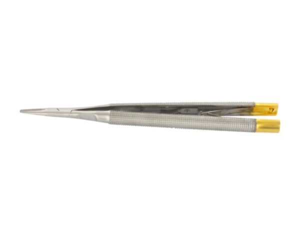 Porta Aghi Castroviejo in Carburo di Tungsteno 13 cm Linea Gold - 5 pezzi