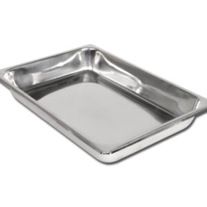 Vassoio Portastrumenti in Acciaio Inox AISI 304 355x254x50 mm - 5 pezzi