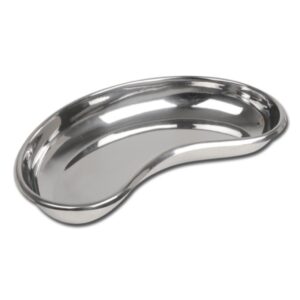 Bacinella Reniforme Inox AISI 304 Autoclavabile 121°C 280x141x40 mm - 12 pz - 1