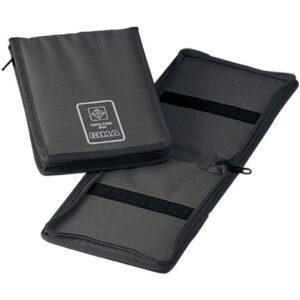 Borsa Portaferri Mini in Cordura Nera con Chiusura Zip - 25 pezzi