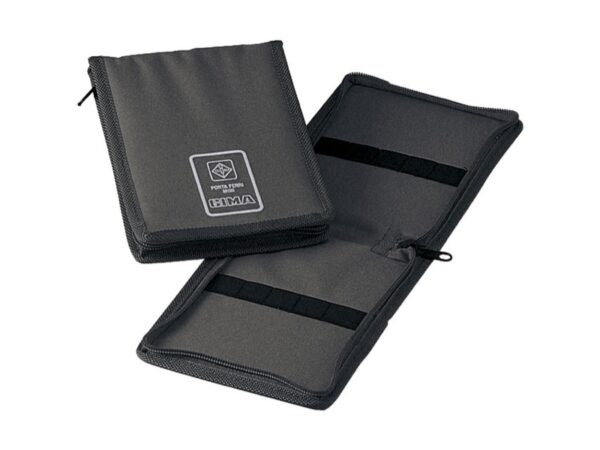 Borsa Portaferri Mini in Cordura Nera con Chiusura Zip - 25 pezzi