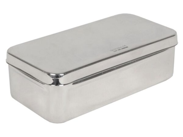 Scatola in Acciaio Inox Autoclavabile 134°C 20x10x6 cm - 10 pezzi