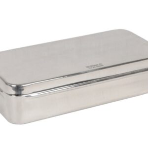 Scatola in Acciaio Inox Autoclavabile 134°C 25x12x6 cm - 8 pezzi - 1