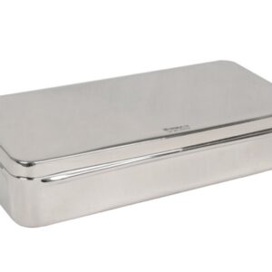 Scatola Porta Ferri in Acciaio Inox 30x15x6 cm Autoclavabile 134°C - 6 pezzi - 1