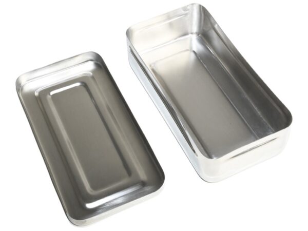 Scatola in Acciaio Inox Autoclavabile 134°C 20x10x5 cm - 12 pezzi