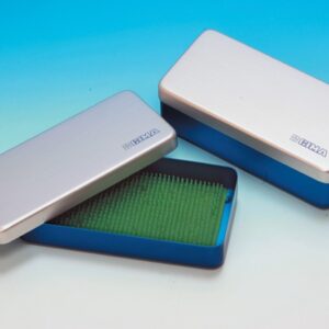 Scatola Portastrumenti in Alluminio per Sterilizzazione 21,8x10,6x5 cm - 5 pezzi