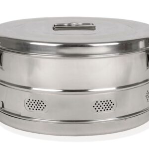 Container Cilindrico per Sterilizzazione Drum diametro 340 x h 180 mm - 3 pezzi - 1