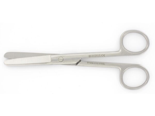 Forbice Chirurgica Retta in Acciaio Inox con Punte Smusse 14,5 cm - 40 pezzi