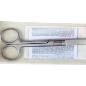 Forbice Chirurgica Retta in Acciaio Inox con Punte Smusse 14,5 cm - 40 pezzi - 3