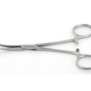 Pinza Emostatica Kocher in Acciaio Inox Curva 18 cm 1x2 - 25 pezzi