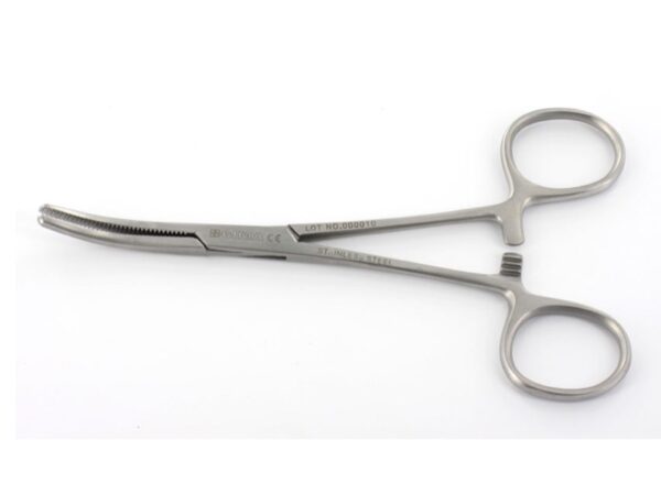 Pinza Emostatica Klemmer Curva in Acciaio Inox 18 cm - 25 pezzi