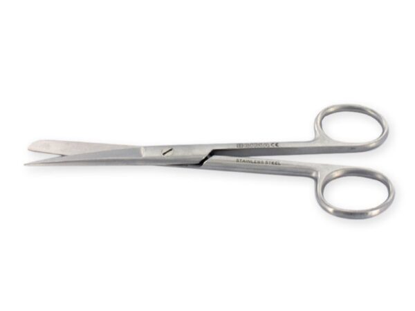 Forbici Chirurgiche Rette in Acciaio Inox con Punte Alterne, 18 cm - 30 pezzi