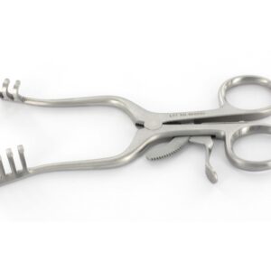 Retrattore Weitlaner-Loktite in Acciaio Inox Punte Smusse 13 cm 3x4 Rebbi - 5 pz