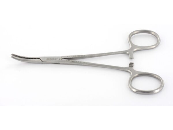 Pinza Emostatica Mosquito in Acciaio Inox Curva 14 cm - 30 pezzi
