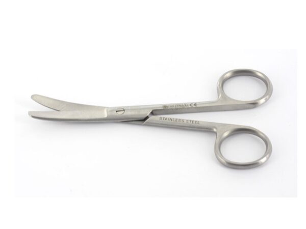 Forbici Chirurgiche Curve Punte Smusse in Acciaio Inox 16 cm - 30 pezzi