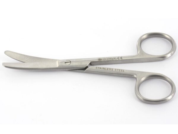 Forbici Chirurgiche Curve in Acciaio Inox Punte Smusse 20 cm - 20 pezzi