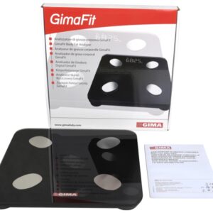 Bilancia Impedenziometrica Gimafit Nera con App e Bluetooth 5.0 - 5 pezzi - 3