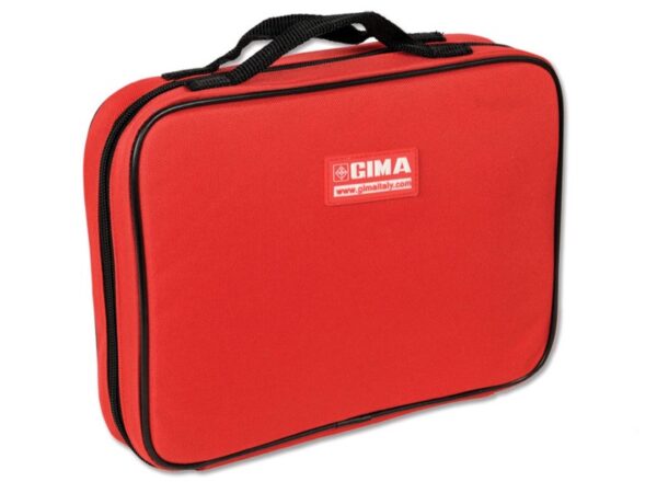 Borsa Portafiale Maxi in Poliestere 600D Rosso 29x24x7 cm - Capacità 46 Fiale -