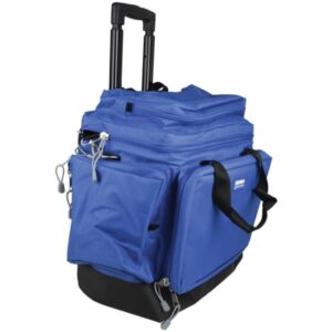 Borsa Trolley Smart in Poliestere 600D Media 56x32,5x49 cm Blu - 2 pezzi - 2