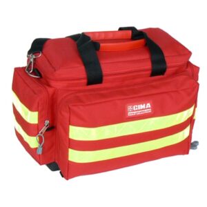 Borsa Smart Piccola in Poliestere Rossa Vuota - 3 pezzi - 1