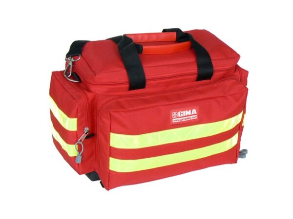 Borsa Smart Piccola in Poliestere Rossa Vuota - 3 pezzi
