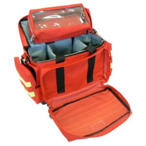 Borsa Smart Piccola in Poliestere Rossa Vuota - 3 pezzi - 2