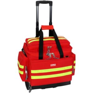 Borsa Emergenza Smart con Trolley Media 56 x 32,5 x 49 cm Rossa - 1