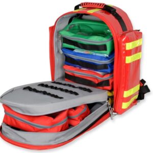 Zaino Medico Logic 2 in PVC Rosso 40x25x47 cm - 2 pezzi - 1
