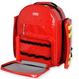 Zaino Medico Logic 2 in PVC Rosso 40x25x47 cm - 2 pezzi - 3