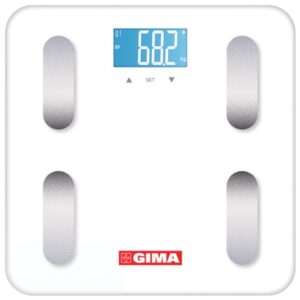 Bilancia Body Fat Equilibra Bianca, Sense On, Misura Grasso Corporeo - 5 pezzi