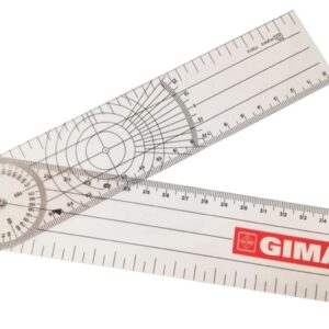 Goniometro Ortopedico Scala Circolare 205x45 mm per Anca, Collo Femorale - 30 pz