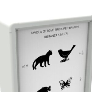 Ottotipo Luminoso con Animali per Test Vista Pediatrico - 3