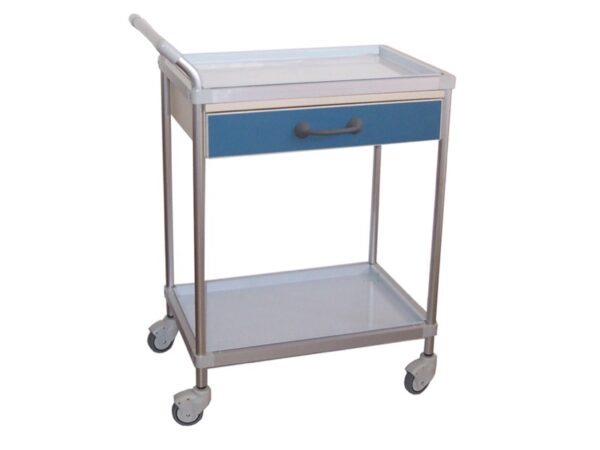 Carrello Deluxe con Cassetto 58x40x10 cm - Dimensioni 65x45x80 cm