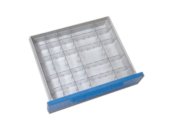 Kit Divisorio Cassetti 45 cm 25 Scomparti 35x43x7 cm - 4 kit