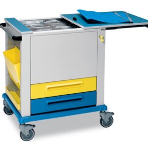 Carrello Portacartelle con Top Scorrevole per Formato A3/A4