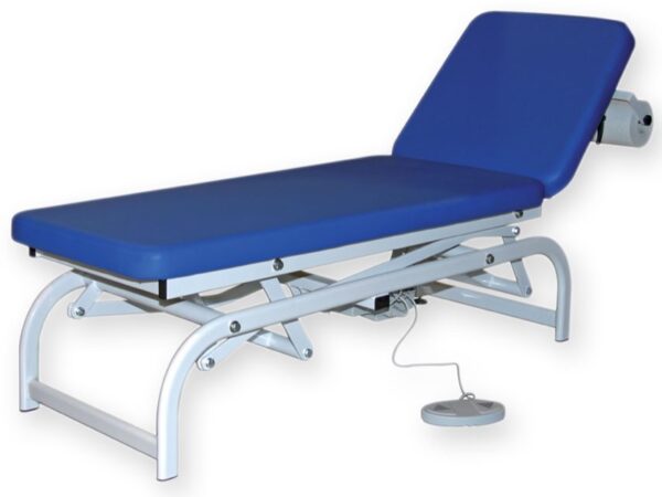 Lettino da Visita King ad Altezza Variabile Elettrica 48-95 cm con Testata Recli