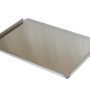 Portacartella in Acciaio Inox con Plexiglass 37x25x5 cm - 6 pezzi