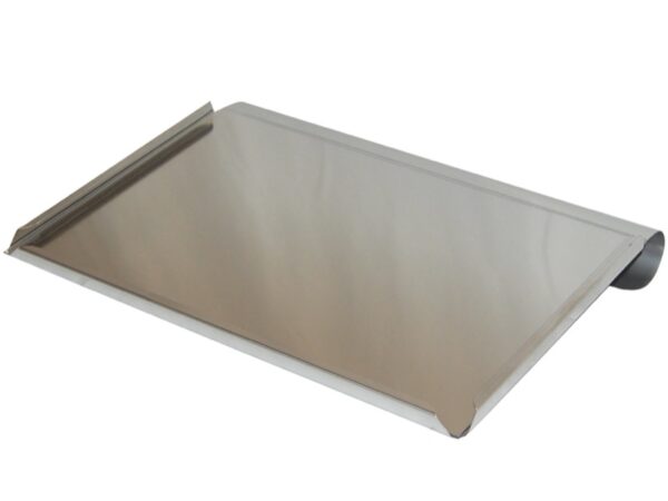 Portacartella in Acciaio Inox con Plexiglass 37x25x5 cm - 6 pezzi