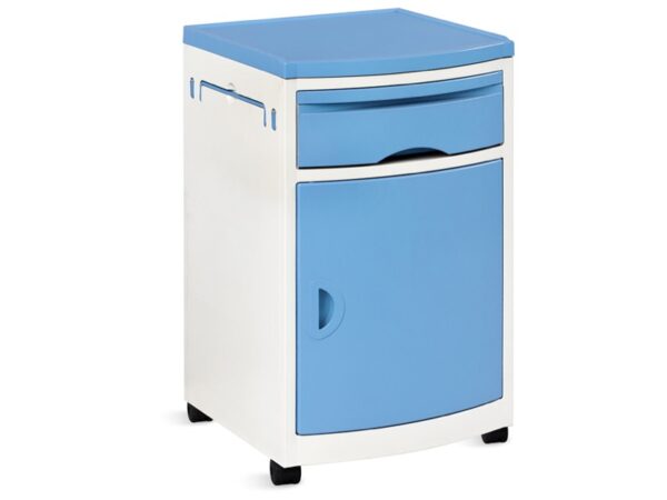 Comodino Medea in Plastica ABS Smontato - 2 pezzi