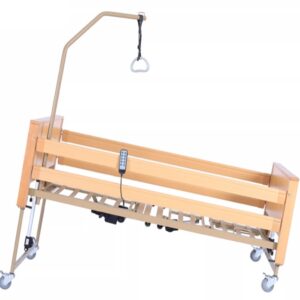 Letto Ospedaliero Elettrico 4 Motori, Altezza 84-125 cm, 3 Snodi - 4 Sezioni - 3