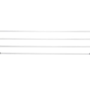 Sponde Deluxe Regolabili per Letto in Acciaio 194-220 x 43,5 cm - 3 paia