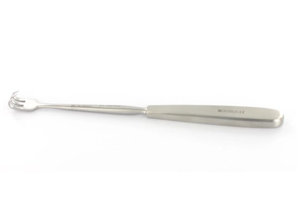 Retrattore Volkman in Acciaio Inox 3 Denti Appuntiti 22 cm - 10 pezzi