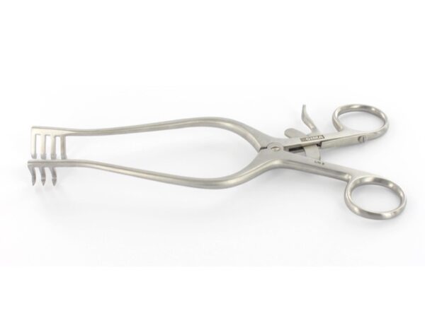 Retrattore Weitlaner in Acciaio Inox Punte Acute 3x4 Rebbi - 20 cm - 3 pezzi