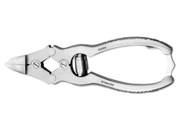 Taglia Unghie a 4 Cardini in Acciaio Inox con Molla a Spirale 16 cm - 4 pezzi