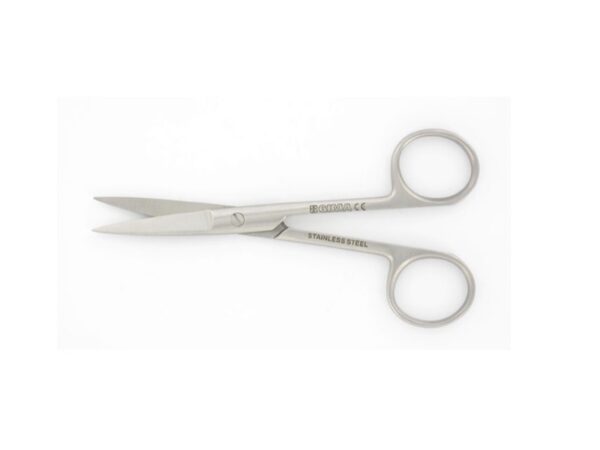 Forbici Chirurgiche Rette in Acciaio Inox - Punte Acute - 11,5 cm - 40 pezzi