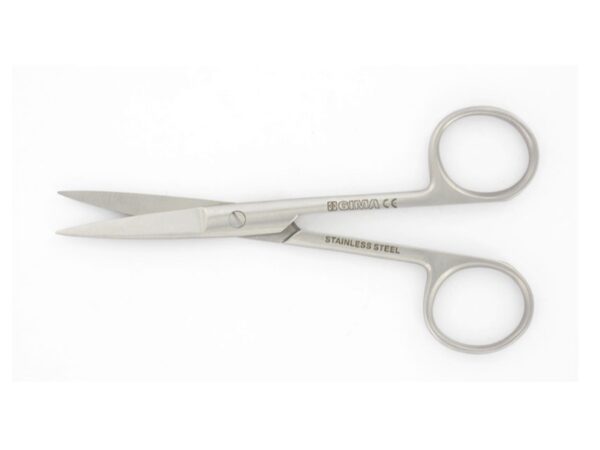 Forbici Chirurgiche Rette in Acciaio Inox Punte Acute 16 cm - 30 pezzi