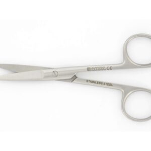 Forbici Chirurgiche Rette in Acciaio Inox Punte Acute 18 cm - 25 pezzi